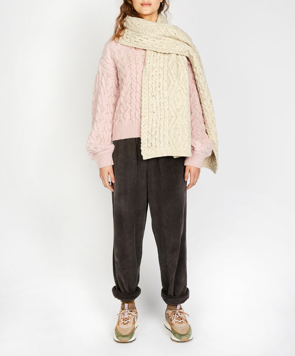 irelands eye Lombard Diamond Scarf Chalkstone