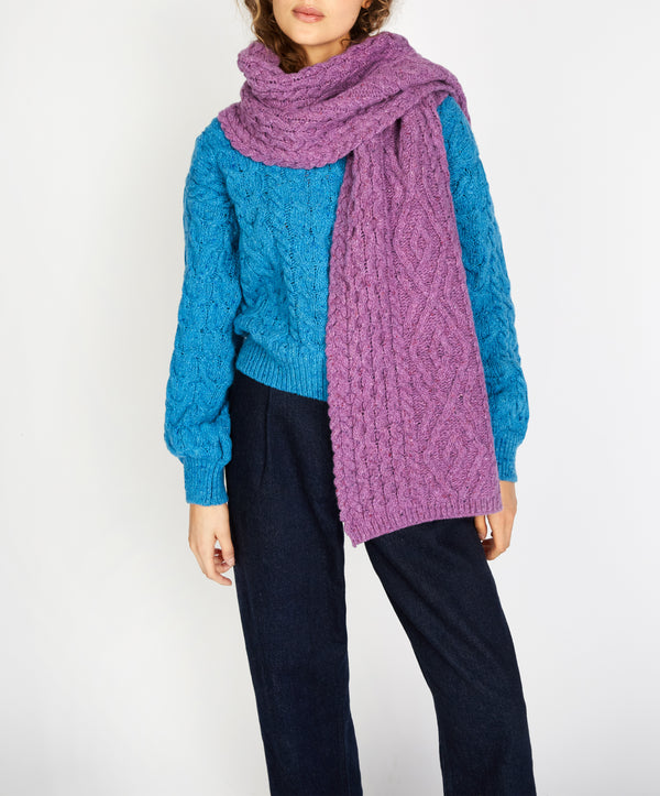 irelands eye Lombard Diamond Scarf Orchid