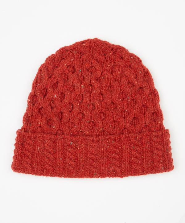 irelands eye Luxe Aran Hat Chilli