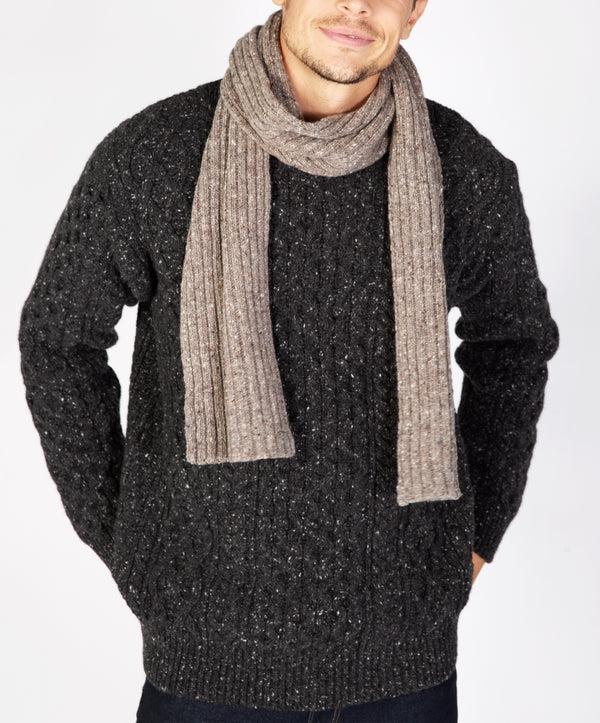irelands eye Luxe Ribbed Scarf Rocky Ground
