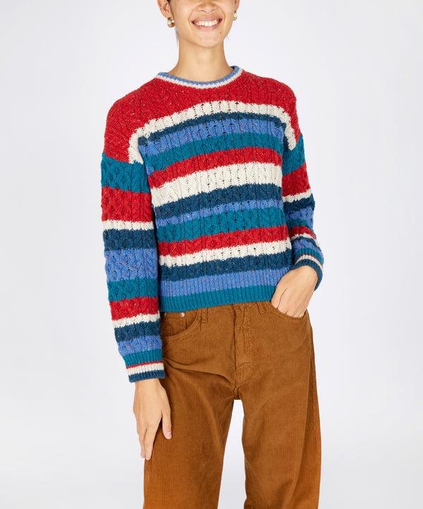 Irelands Eye Maya Multi-Coloured Sweater Chilli