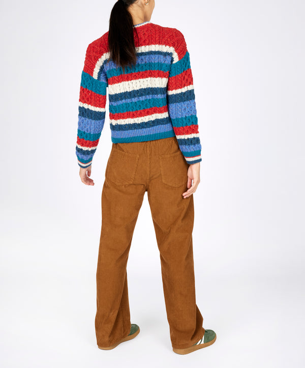 Irelands Eye Maya Multi-Coloured Sweater Chilli