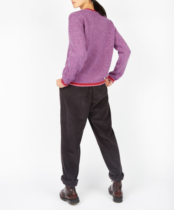 Irelands Eye Mespil V Neck Orchid