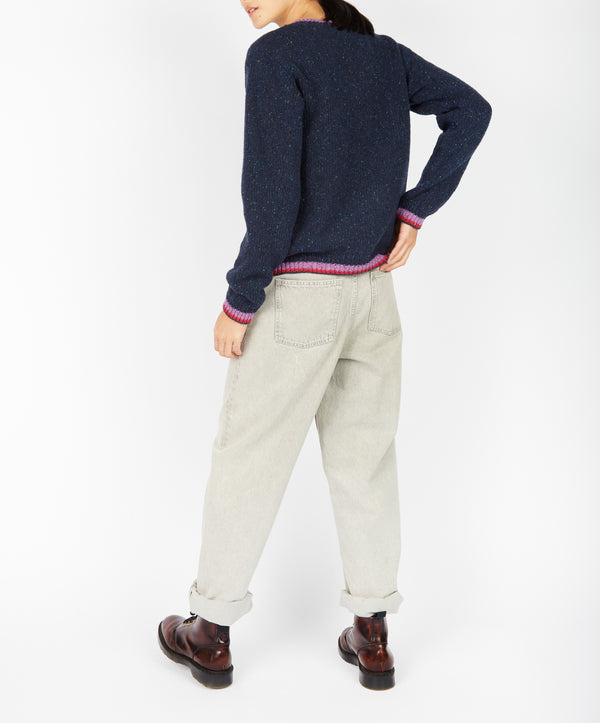 Irelands Eye Mespil V Neck Rich Navy