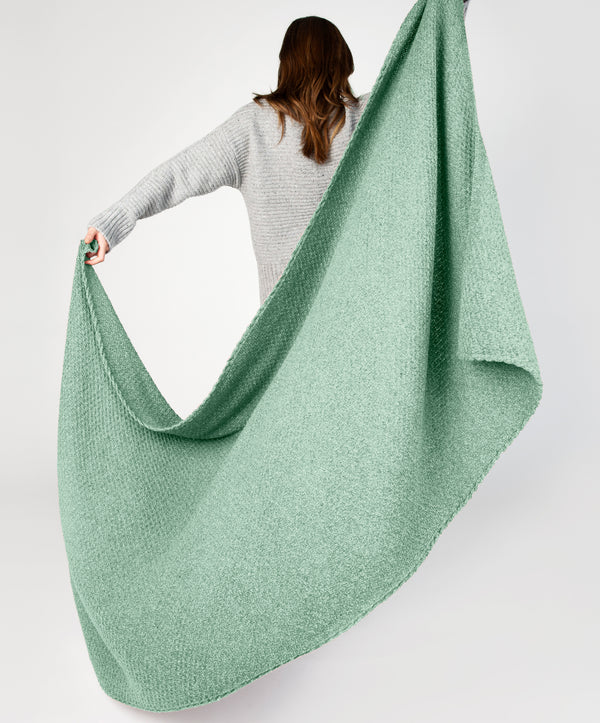 Irelands Eye Moss Texture Throw Apple