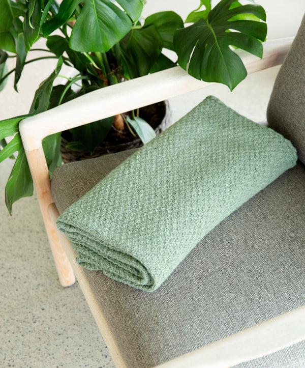 irelands eye Moss Texture Throw Apple