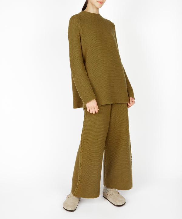 irelands eye Osprey Funnel Neck Khaki