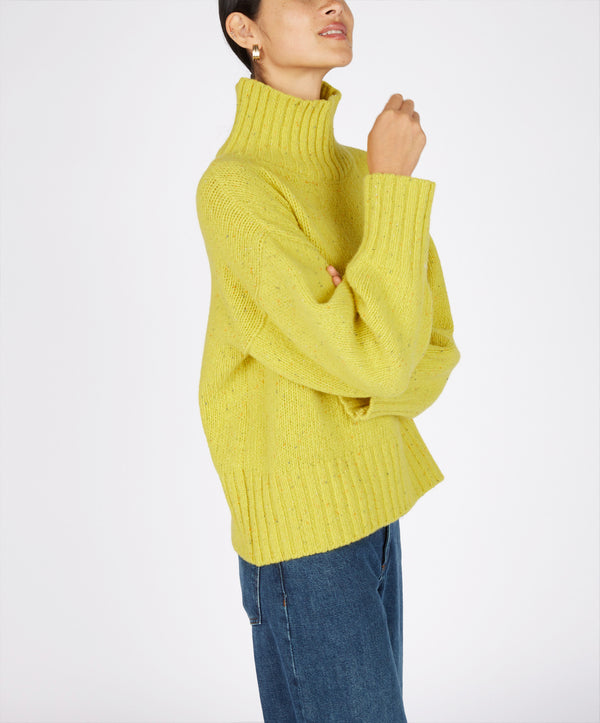 Irelands Eye Paige Polo Neck Buttercup