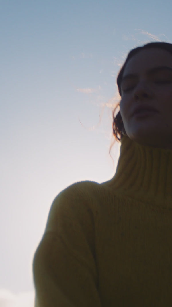 Irelands Eye Paige Polo Neck Buttercup