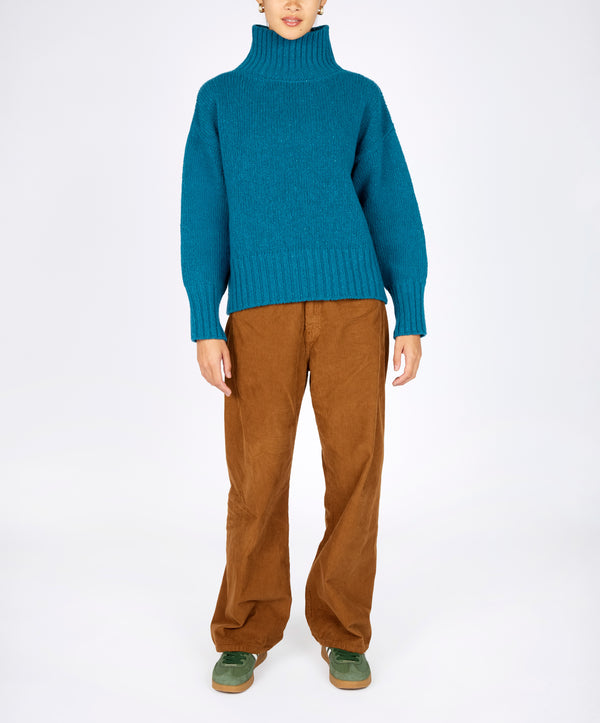 irelands eye Paige Polo Neck Teal Harbour