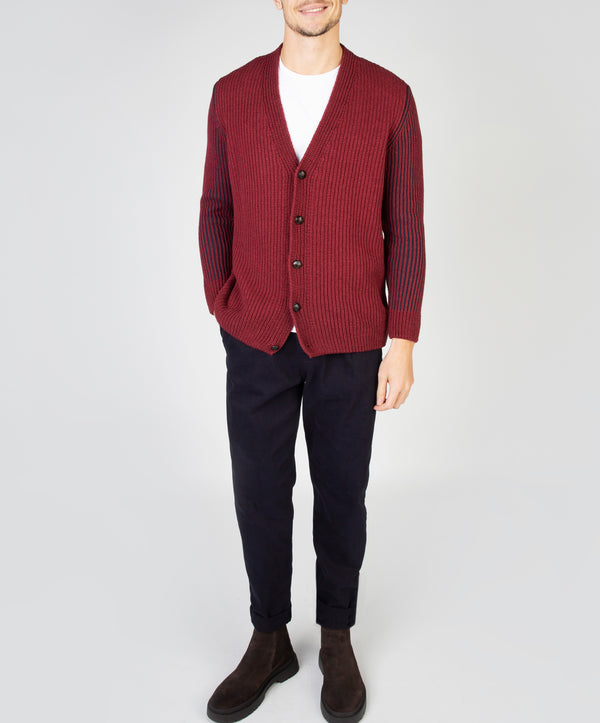 Irelands Eye Pinstripe Cardigan Sunrise