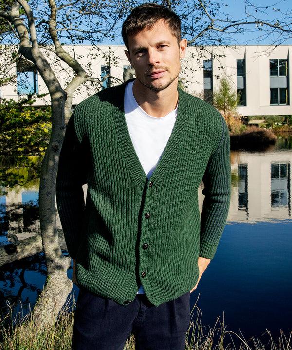 Irelands Eye Pinstripe Cardigan Tundra