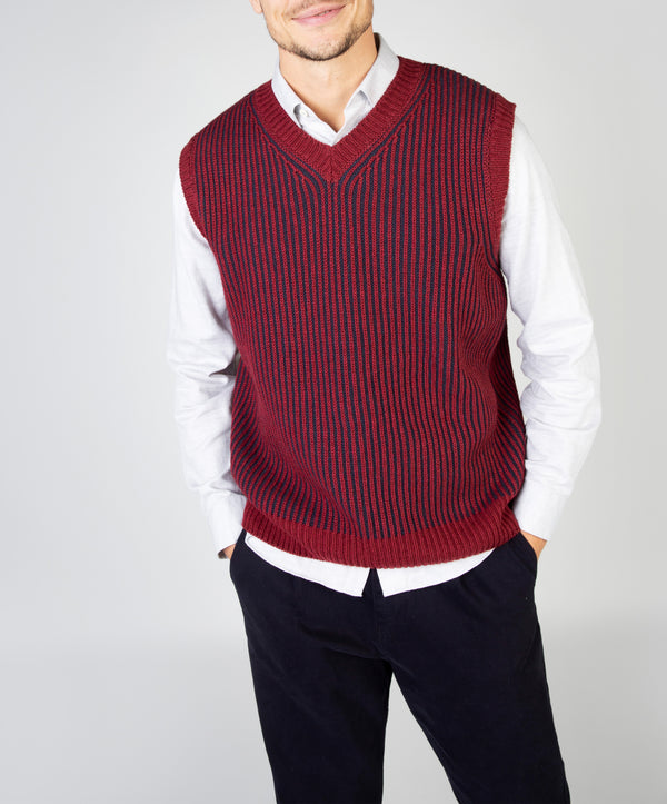 Irelands Eye Pinstripe Vest Sunrise