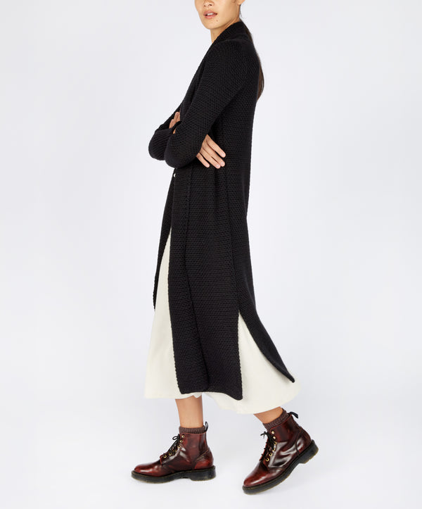 Irelands Eye 'Rathnew' Textured Coatigan Dark Night