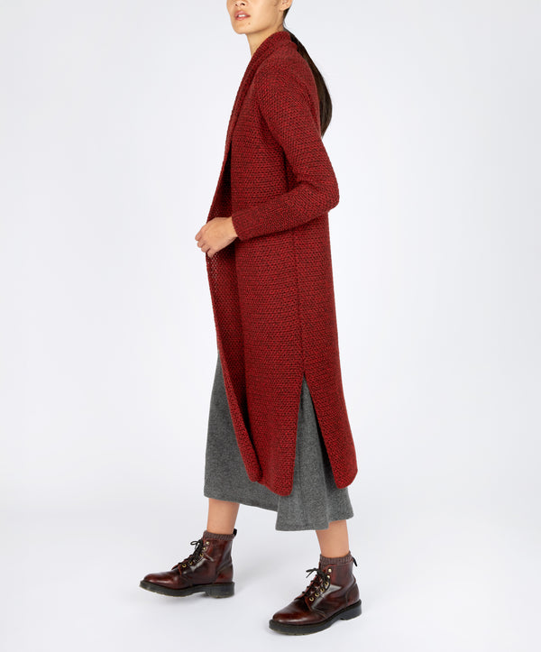 Irelands Eye 'Rathnew' Textured Coatigan Sable Marl