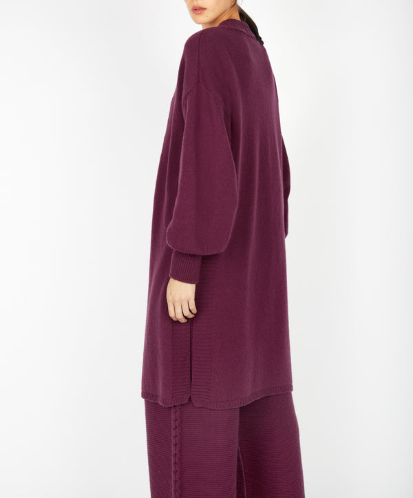 Irelands Eye Raven Jersey Cardigan Currant