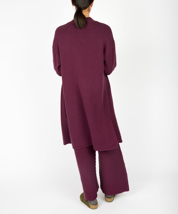 Irelands Eye Raven Jersey Cardigan Currant