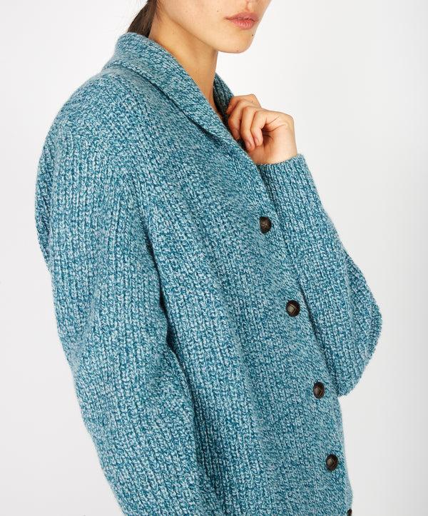 Irelands Eye Robin Shawl Cardigan Larimar