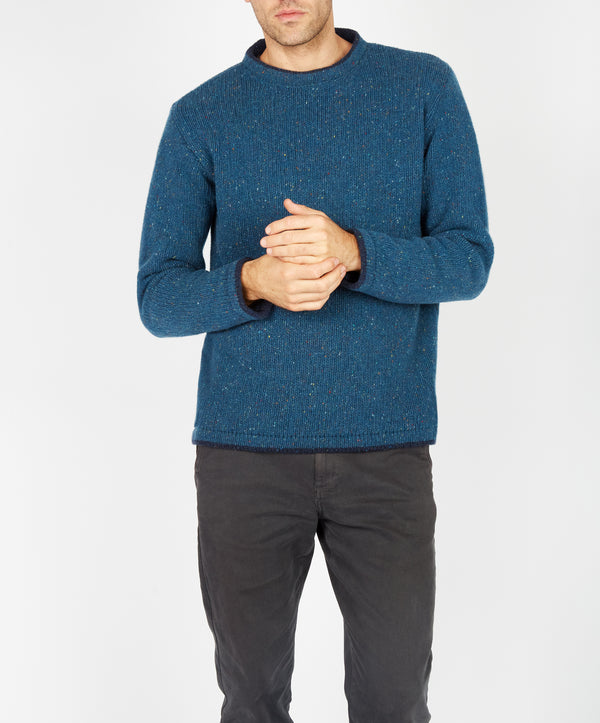 irelands eye Roundstone Sweater Ink Marl