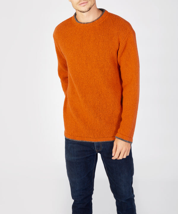irelands eye Roundstone Sweater Terracotta