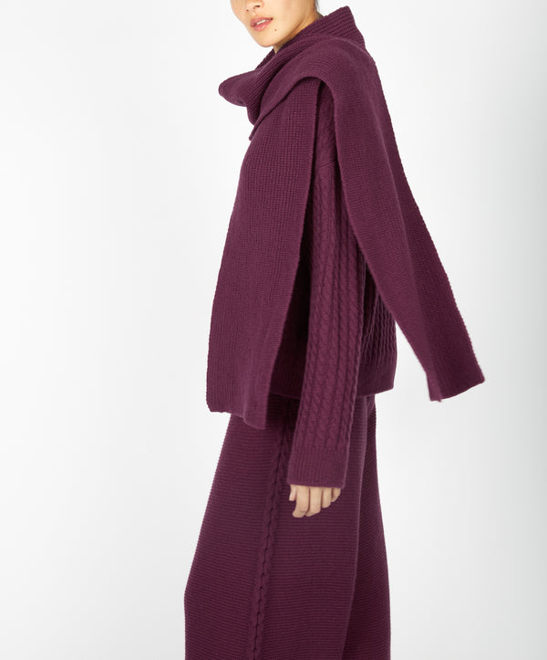 Irelands Eye Sparrow Scarf Currant