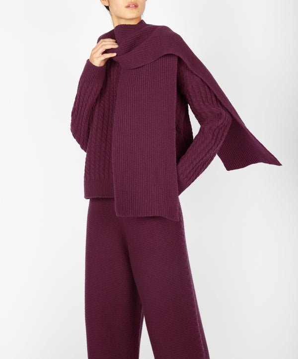 Irelands Eye Sparrow Scarf Currant