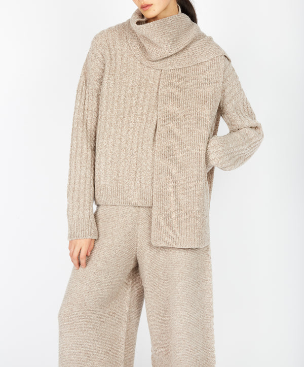 irelands eye Sparrow Scarf Eggshell