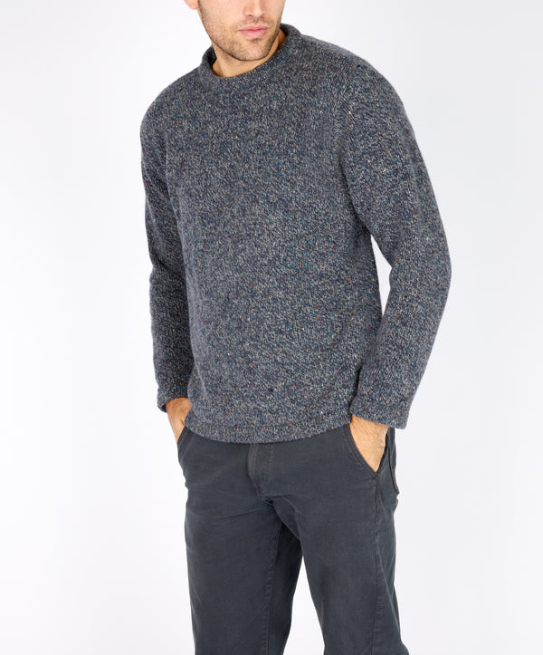 Irelands Eye Stoneridge Sweater Navy Marl
