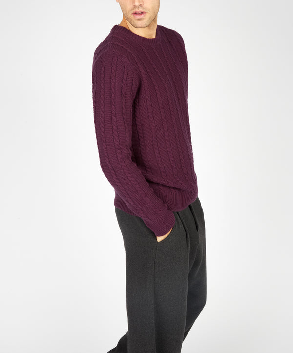 Irelands Eye Sudbury Crew Neck Sweater Currant