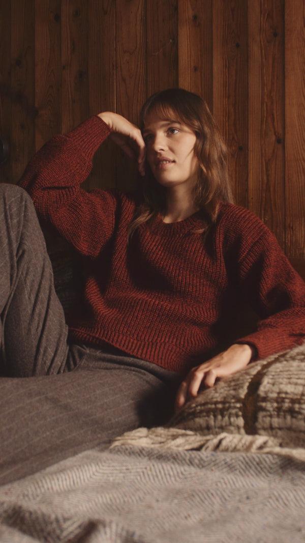 Irelands Eye The 'Nuada' Crew Neck Sable Marl
