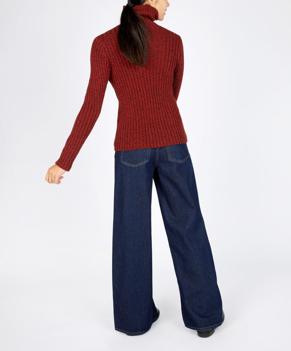 Irelands Eye The 'Rylee' Polo Neck Sable Marl