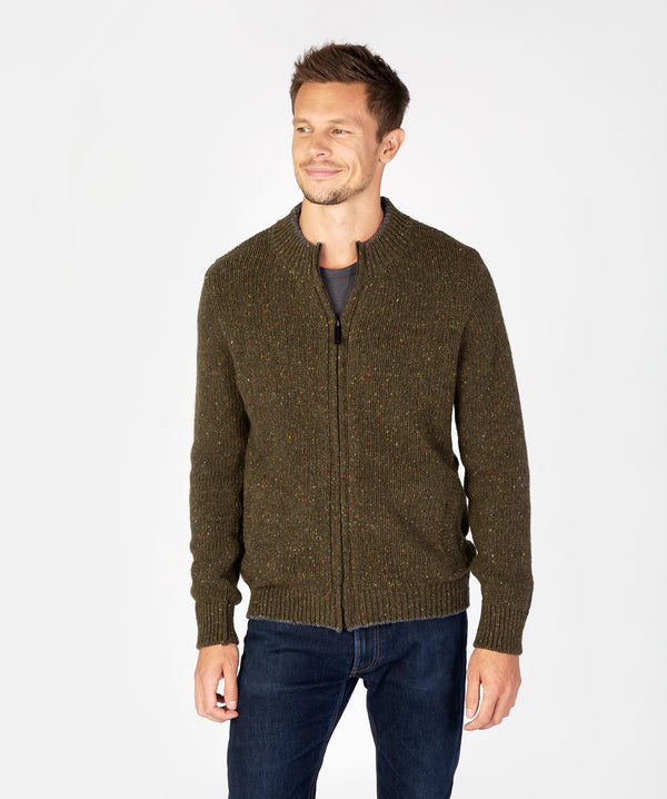 irelands eye Tramore Jersey Cardigan Loden