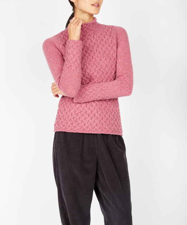 irelands eye Trellis Sweater Bubblegum Pink