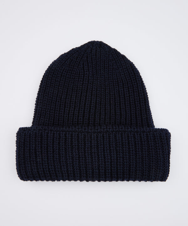 Irelands Eye Zinnia Chunky Knit Hat Navy