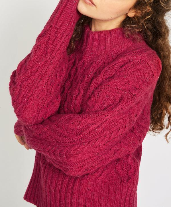 Irelands Eye Liberty Diamond Crew Neck Bramble Berry