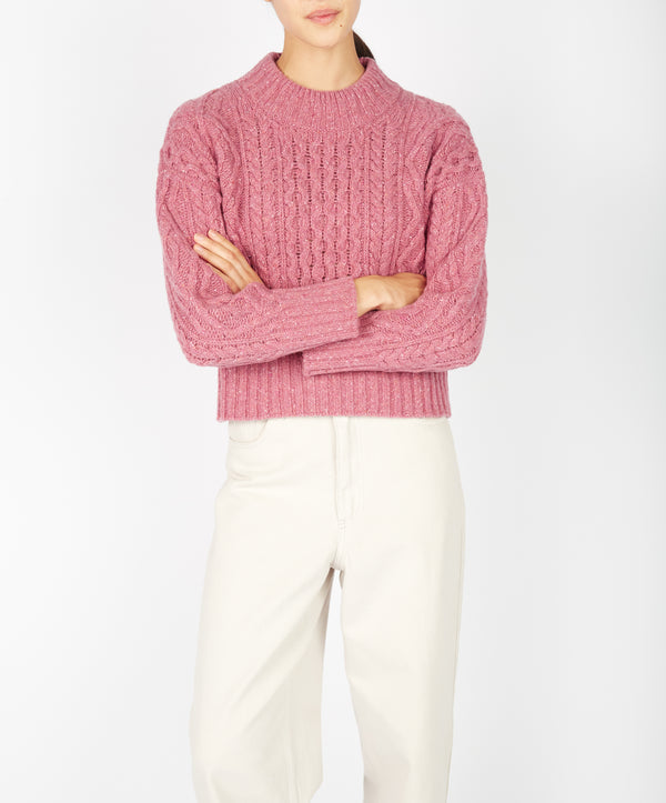 Irelands Eye Liberty Diamond Crew Neck Bubblegum Pink
