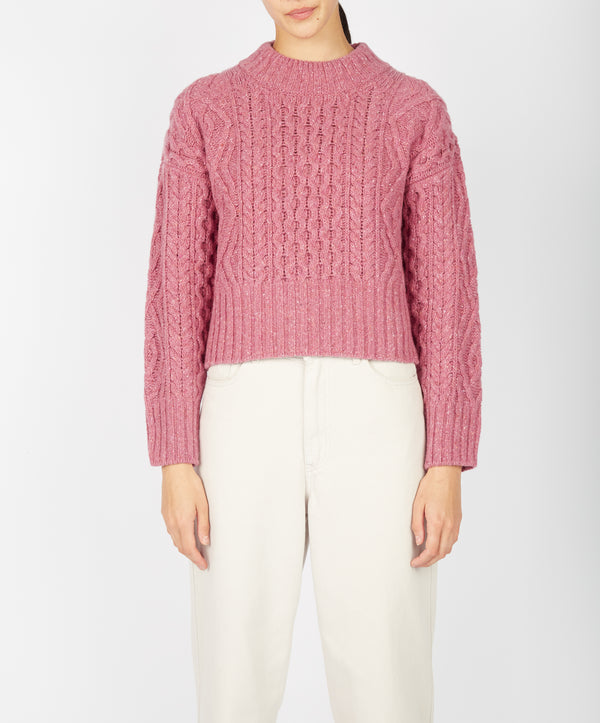 irelands eye Liberty Diamond Crew Neck Bubblegum pink