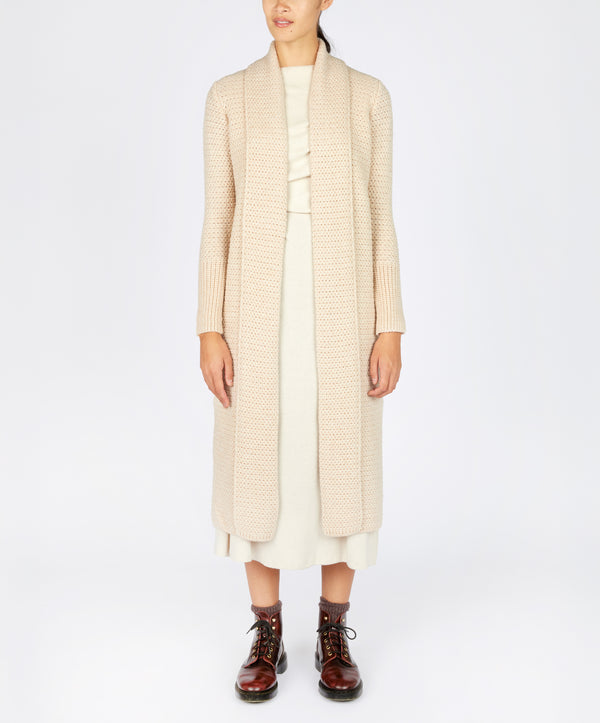 irelands eye 'Rathnew' textured Coatigan Oatmeal Marl