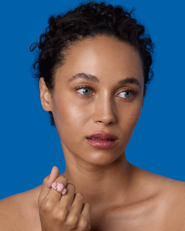 Irene Neuwirth Classic Diamond Three Stone Ring 18K Rose Gold