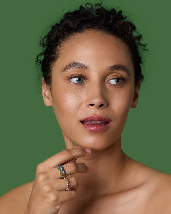 Irene Neuwirth Classic Eternity Band Bezel Ring 18k Yellow Gold