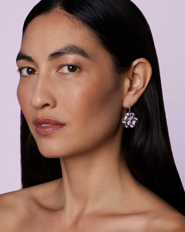 Irene Neuwirth Classic Floret Earrings 18k Rose Gold