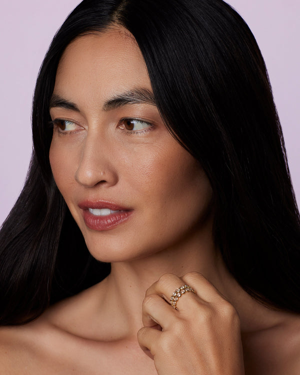 Irene Neuwirth Diamond Eternity Band Bezel Ring 18k Rose Gold