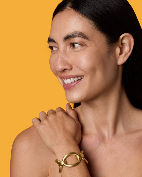 Irene Neuwirth Extra Large Heroic Oval Link Chain Bracelet 18K Yellow Gold