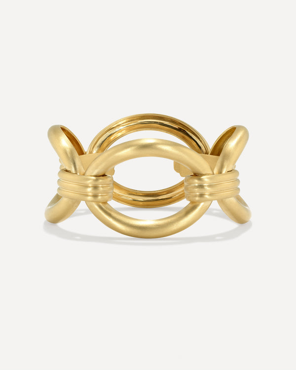 irene neuwirth Extra Large Heroic Oval Link Chain Bracelet 18K Yellow Gold