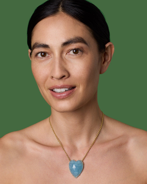 Irene Neuwirth Extra Large Love Necklace 18k YELLOW GOLD