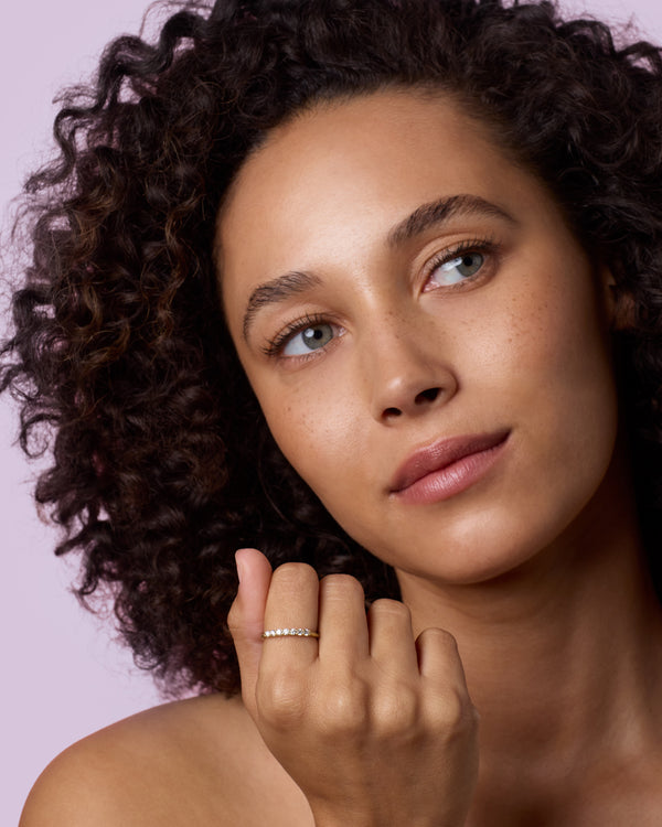 Irene Neuwirth Full Cut Diamond Ring 18K Yellow Gold