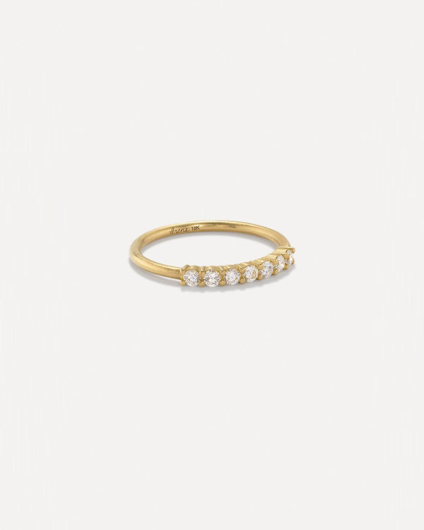 irene neuwirth Full Cut Diamond Ring 18K Yellow Gold