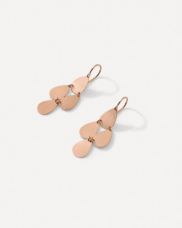 Irene Neuwirth Gold Classic Four Drop Earrings 18K Yellow Gold