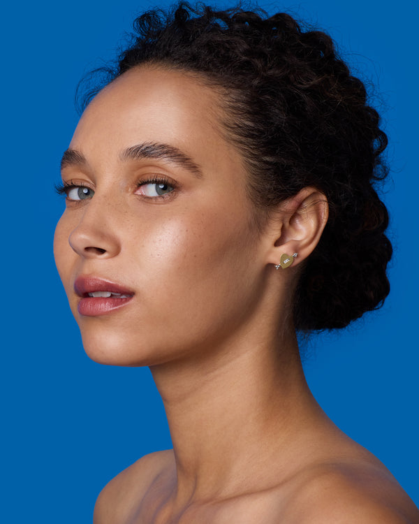 Irene Neuwirth Gold Classic Mini True Love Studs 18K Gold