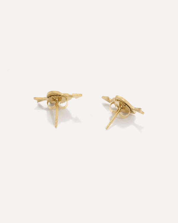 Irene Neuwirth Gold Classic Mini True Love Studs 18K Gold